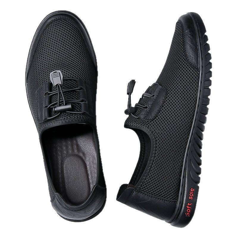 夏用メンズ通気性カジュアルシューズ