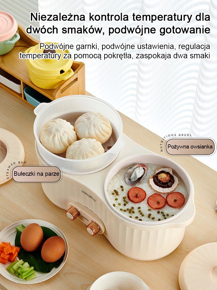 Wielofunkcyjne gotowanie na parze i gotowanie w jednej ceramicznej kuchence elektrycznej o wysokiej 