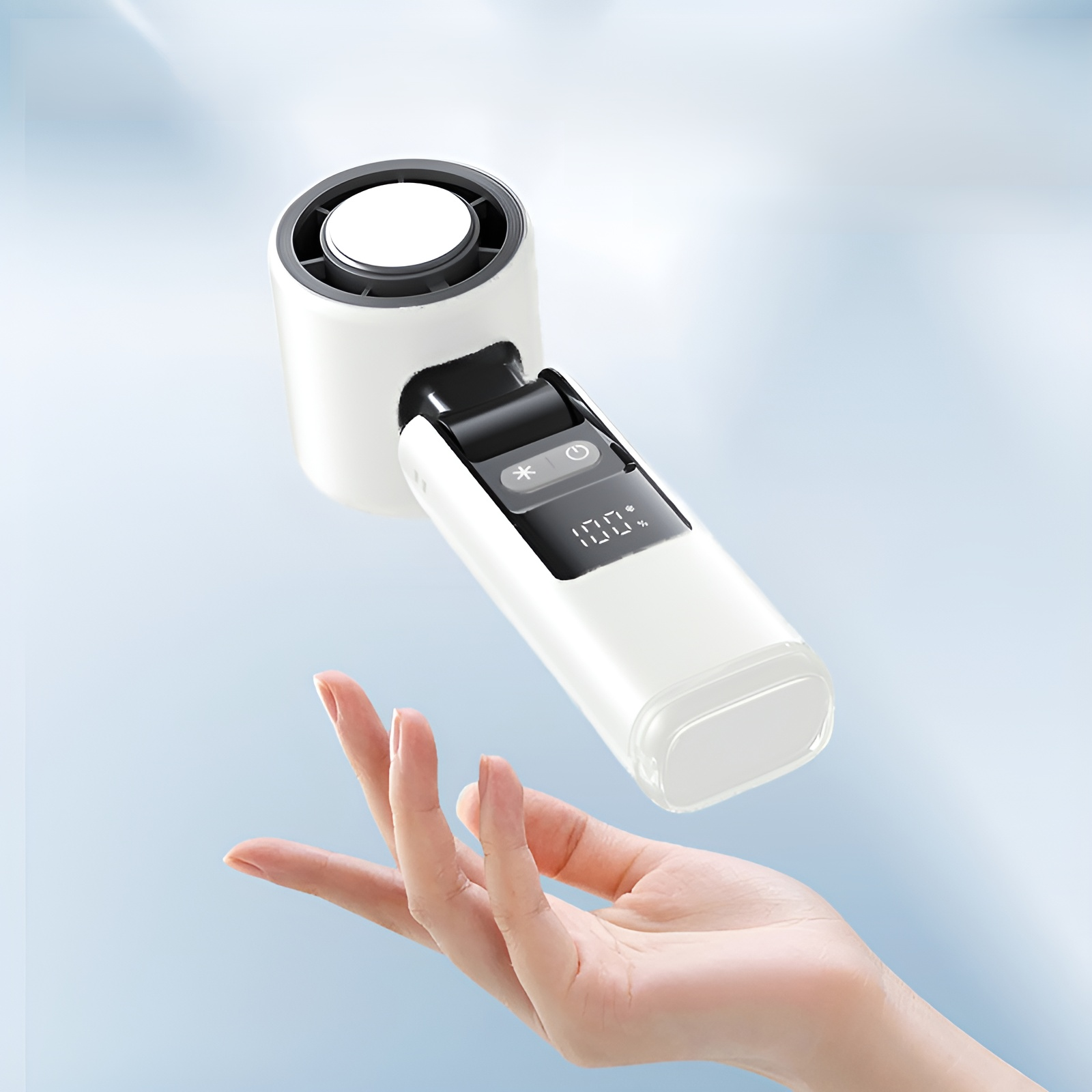 携帯扇風機 ハンディファン 手持ち扇風機 冷却プレート 充電式 加湿器 USB扇風機 小型 静音 風量調節 手持ち 卓上 首掛け せんぷうき ミニファン 熱中症対策