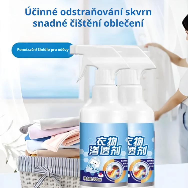  Silný odstraňovač skvrn na oblečení – bezpečný pro tkaniny, s dárkovou lahvičkou