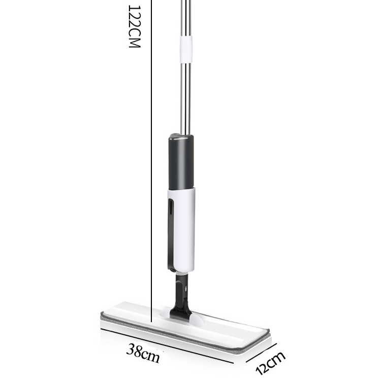 床拭きスプレー付きモップ