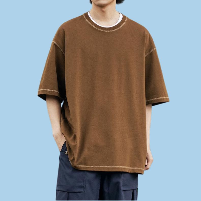 Men's Summer New Cotton Loose Short Sleeves