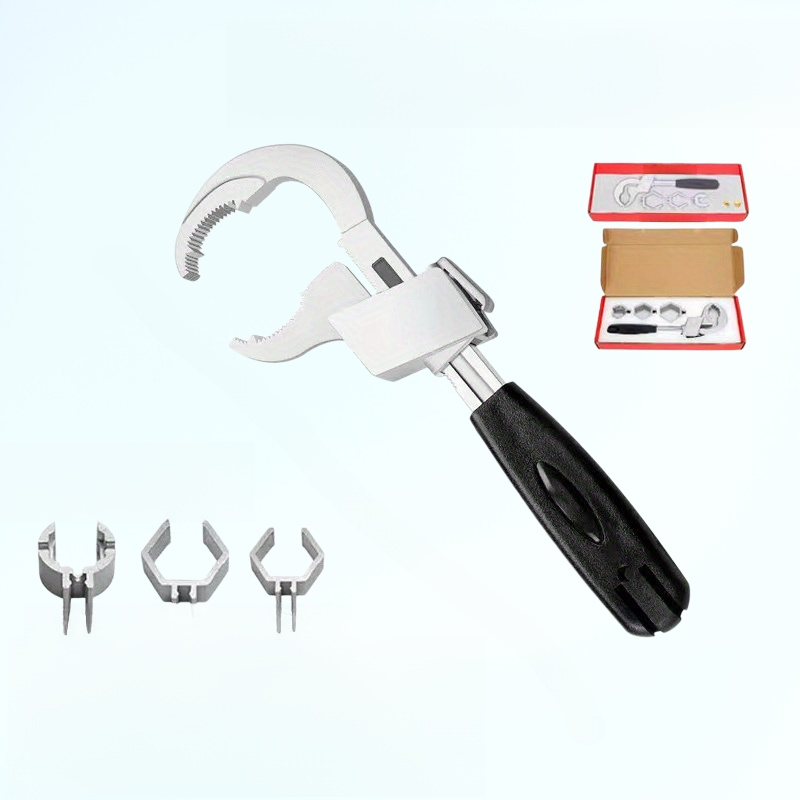 ประแจขันอ่างล้างหน้าแบบเปิดใหญ่ ด้ามสั้น เคลื่อนย้ายได้ อเนกประสงค์