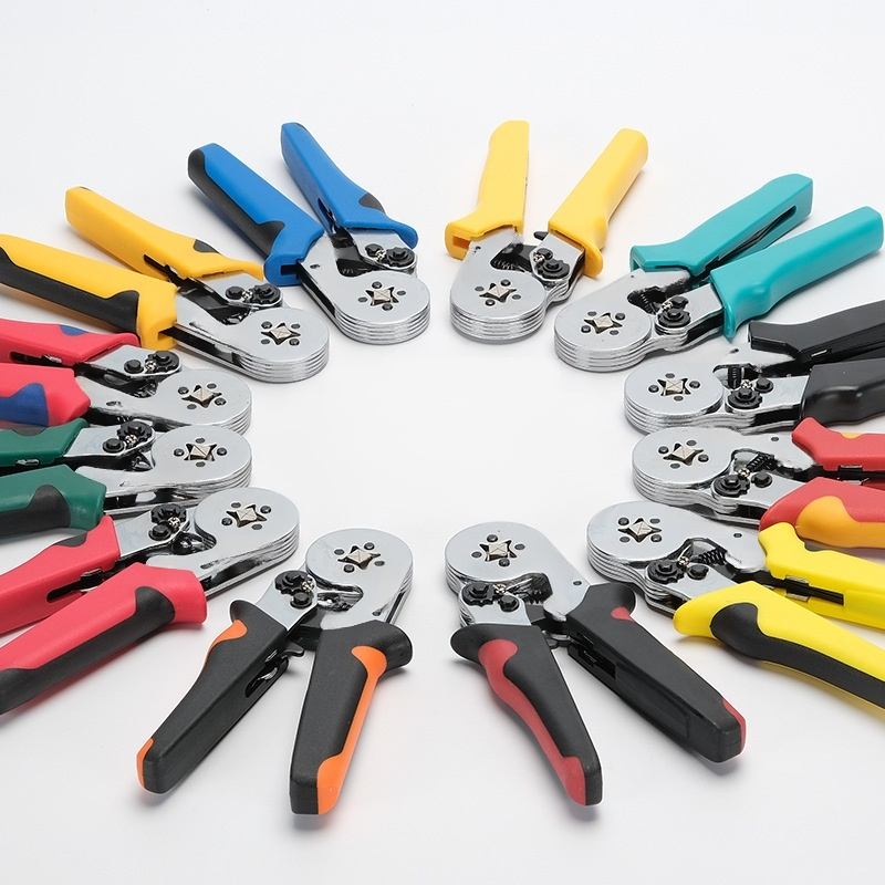 Multi-function ratchet wire crimping pliers