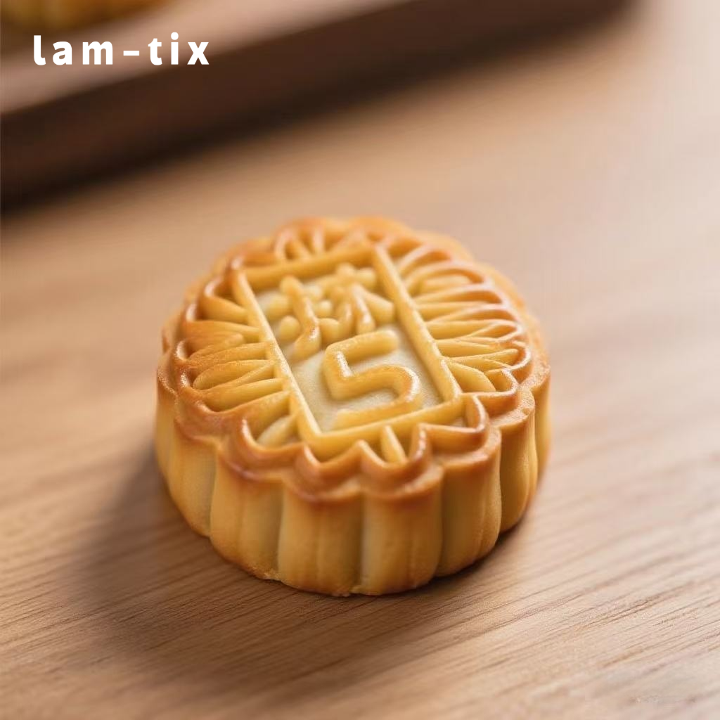 Mooncake με πάστα σπόρων λωτού και κρόκο αυγού