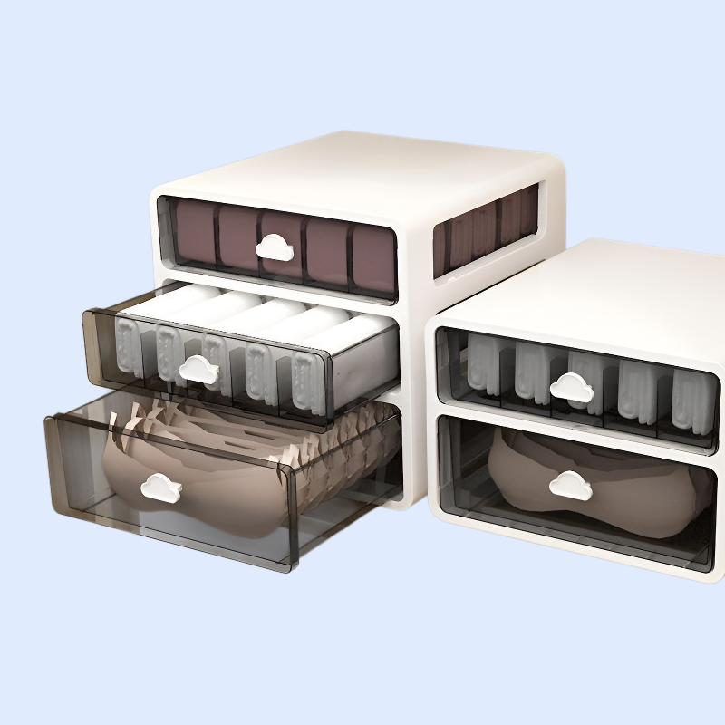 صندوق تخزين الملابس الداخلية بنظام الأدراج لتنظيم خزانة الملابس المنزلية