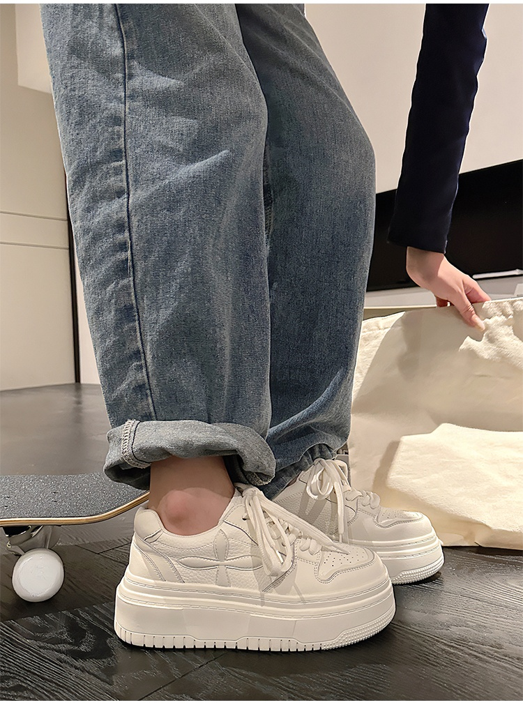 男女兼用の厚底カジュアルスニーカー