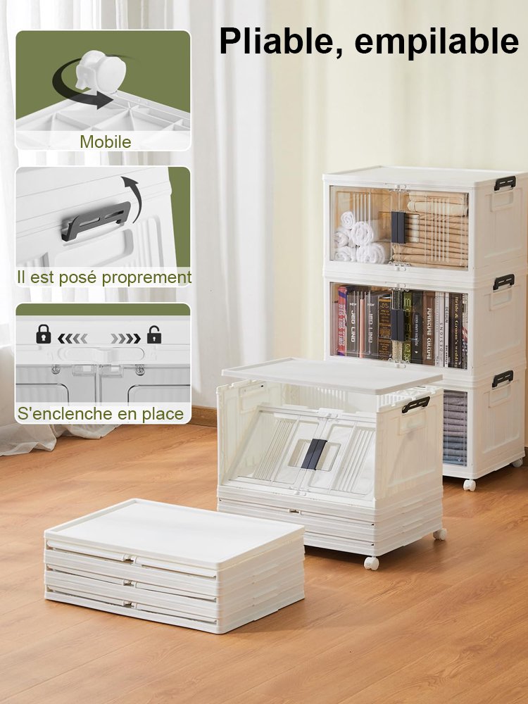 Armoire de rangement pliable sans installation