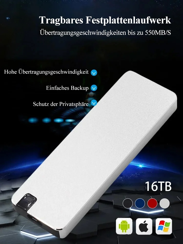 Tragbares mobiles Festplattenlaufwerk