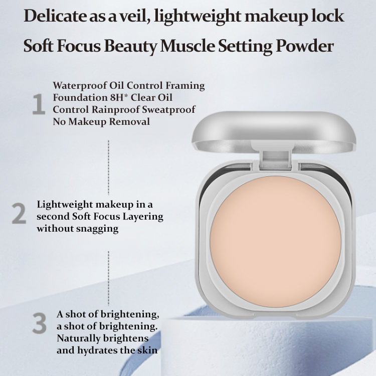 BABOROU Soft Focus Perfecting Powder - Sweat-Proof and Long-Lasting