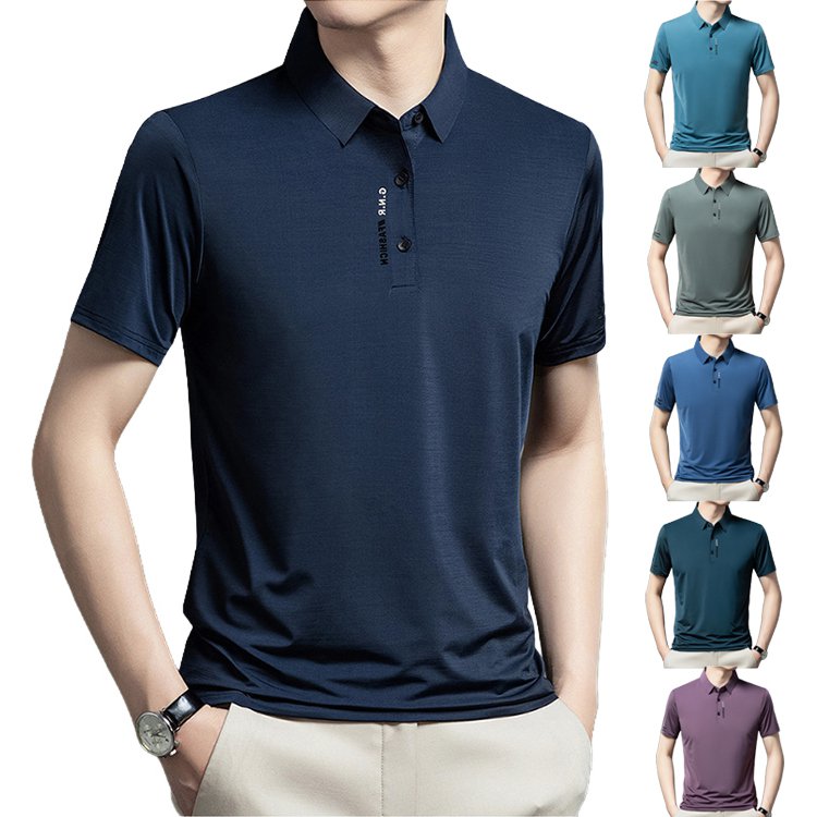 아이스 실크 속건 반팔 셔츠티