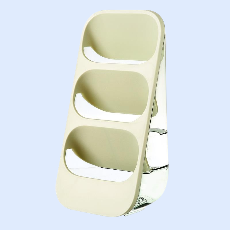 Desktop Slanted Three-Tier Chopsticks and Spoon Holder, Kitchen Storage Rack