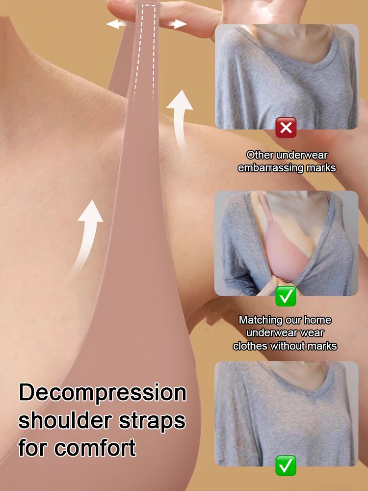 Seamless full cup bra