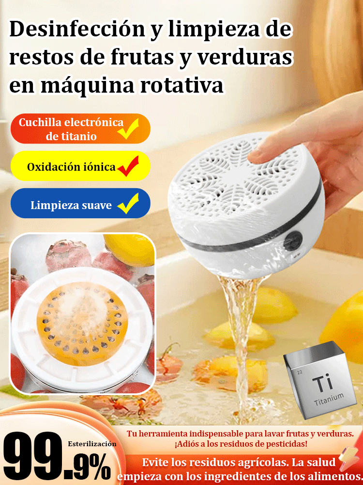 【Liberar las manos】Máquina automática para lavar verduras y frutas