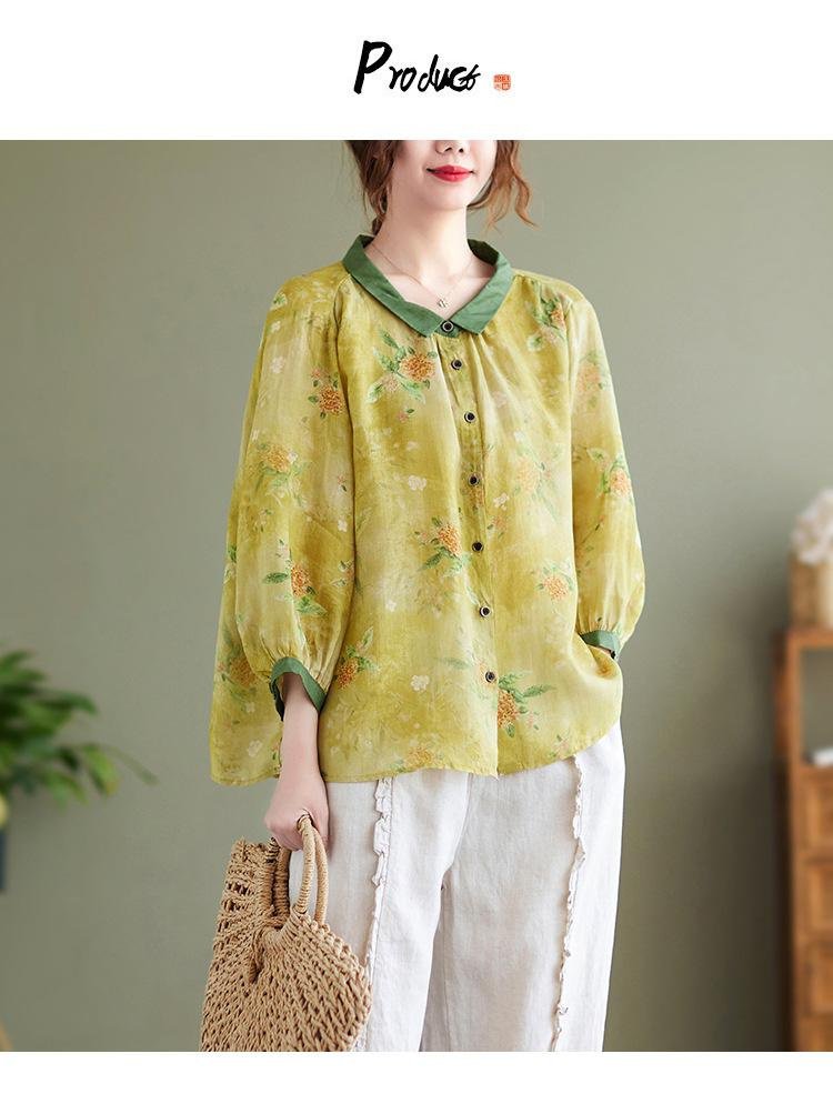 문예 감성 신상 여성 셔츠 스타일