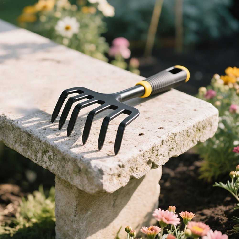 알루미늄 합금 원예용 폭이 넓은 두꺼운 잔디 갈퀴