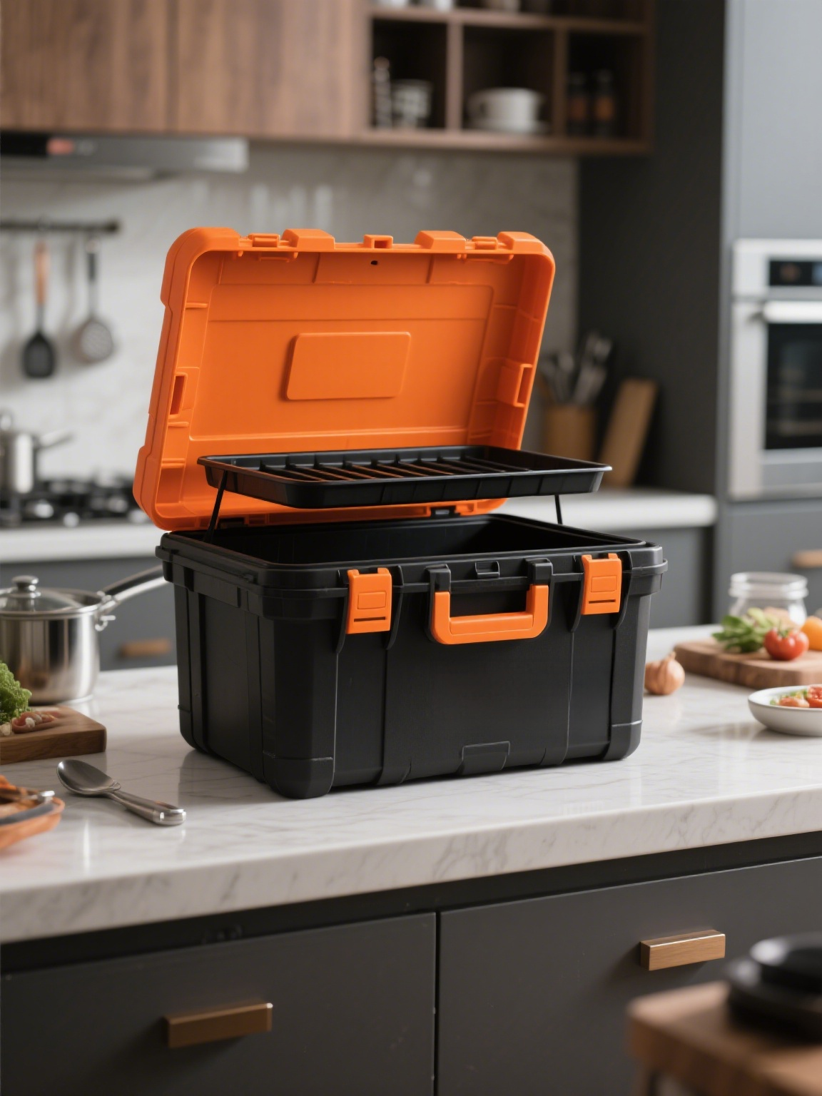 튼튼한 공구 상자 외관 모습