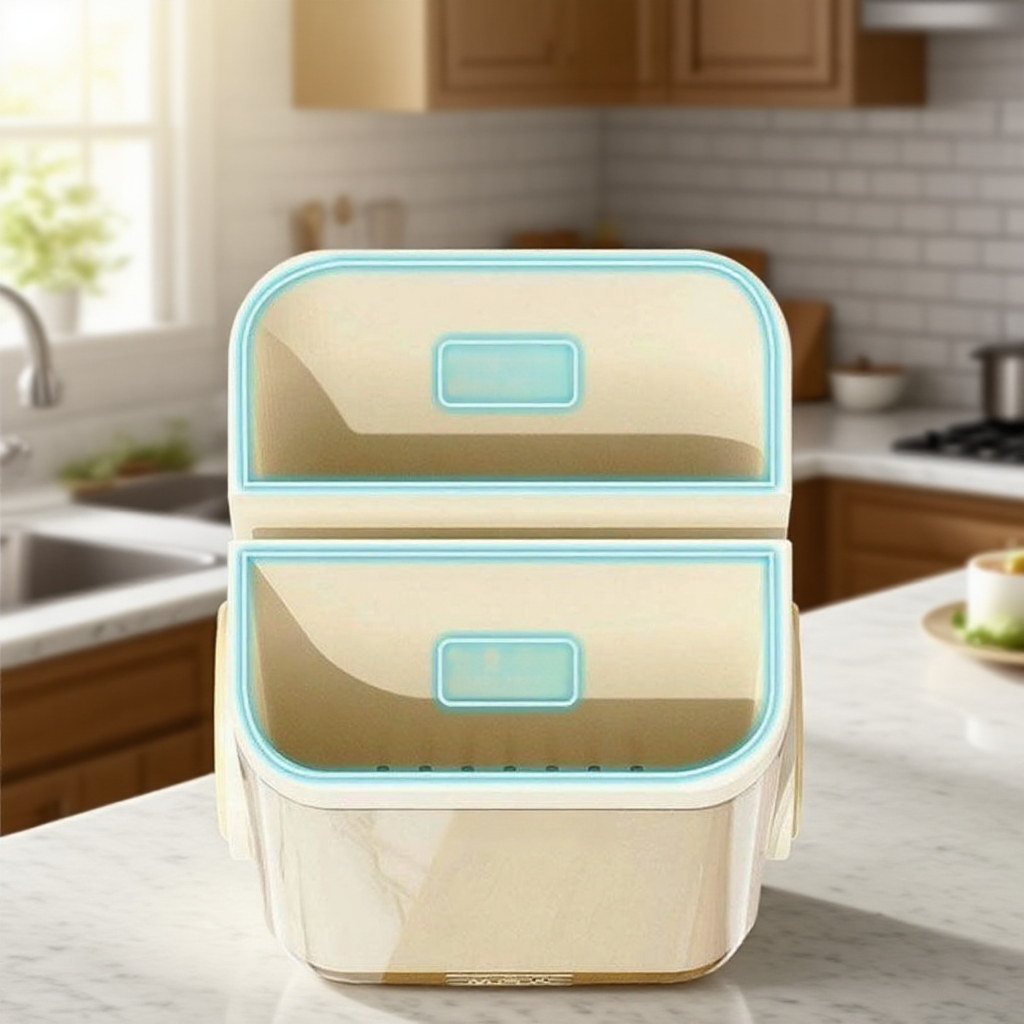 튼튼한 소재의 벽걸이 젓가락 수납함