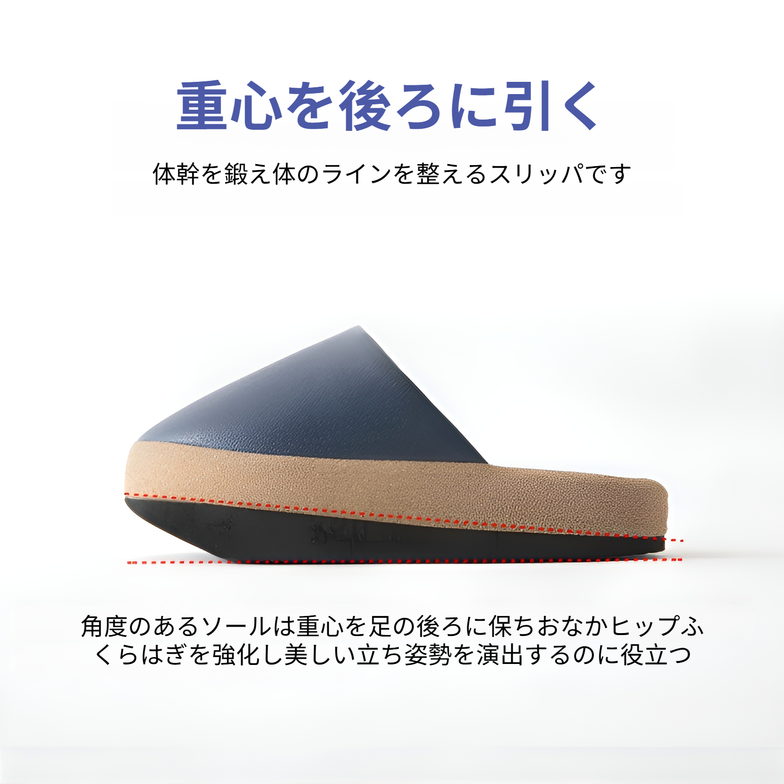 ダイエットにも役立つ体幹トレーニングスリッパ