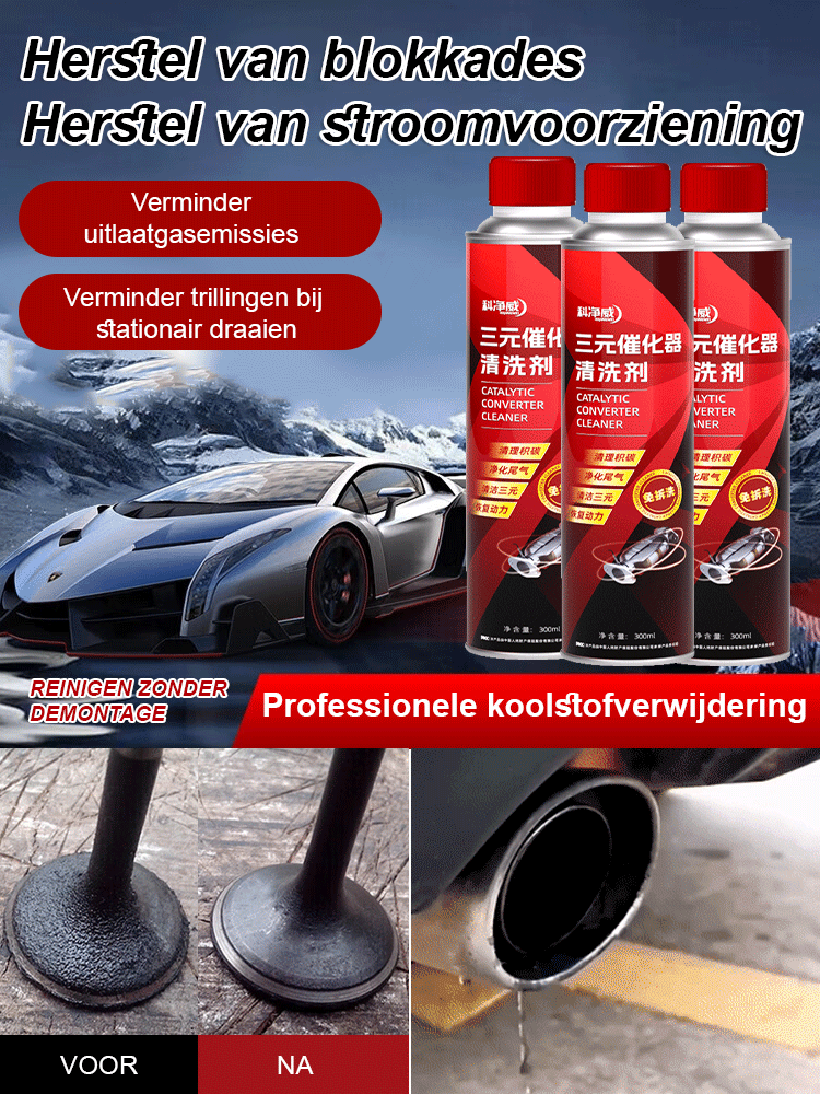 Supreme krachtige drieweg katalysator reiniger