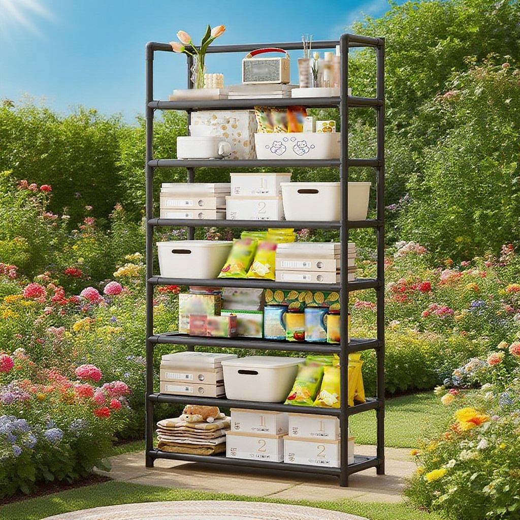 다용도 콤비 수납 선반 다층 홈 선반 실용 다층 수납 선반