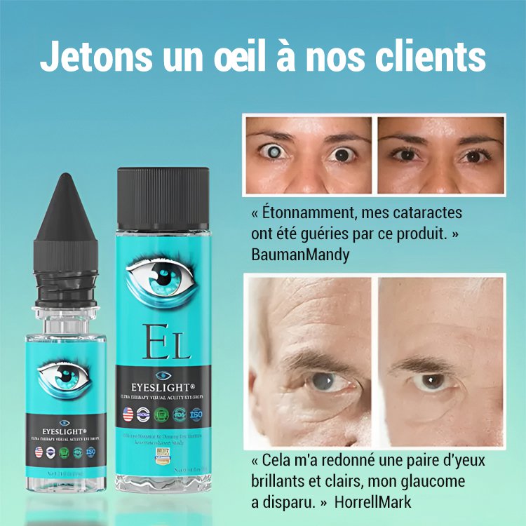 Sérum réparateur pour les yeux à la nano-vue.