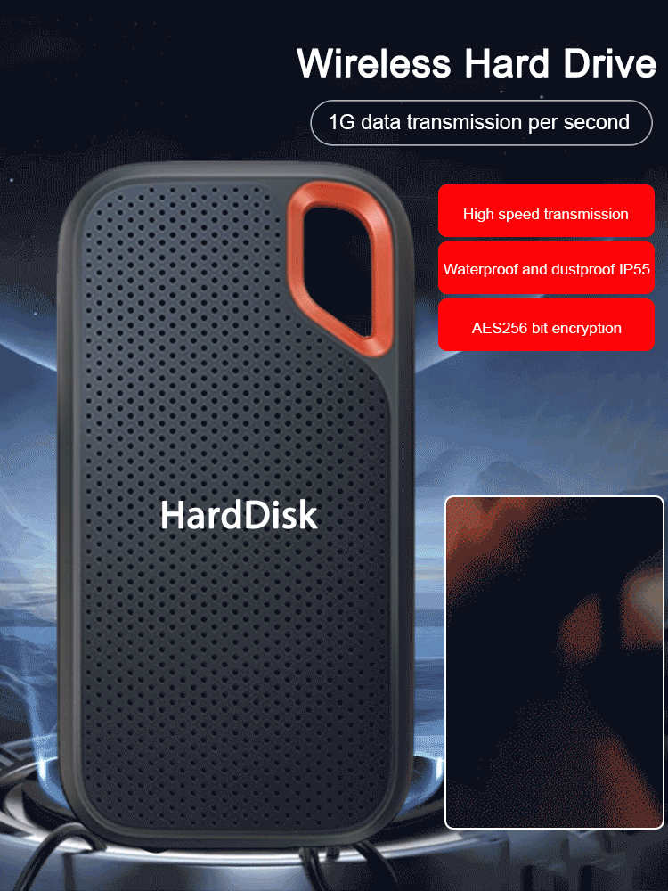 High-speed solid-state mobile hard drive