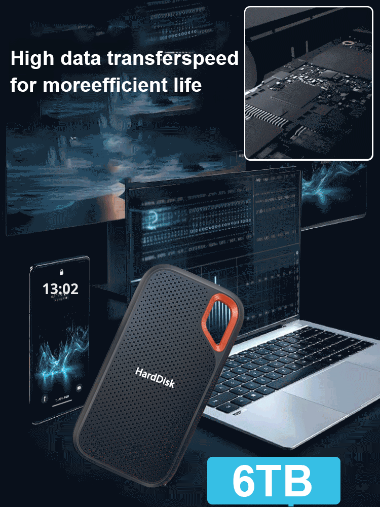 High-speed solid-state mobile hard drive