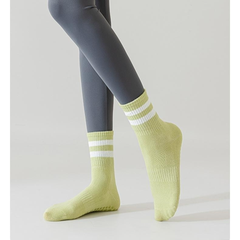 스포츠 양말 여중목 논슬립 스타킹 요가 필라테스 스타킹 면 양말 여중목 논슬립 점보 스타킹