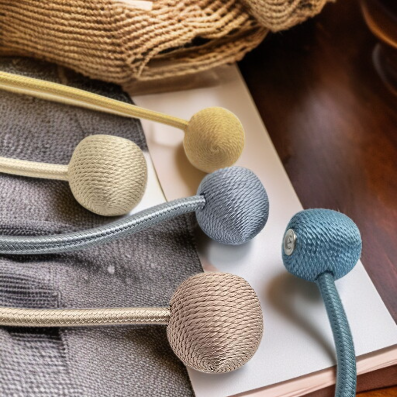 거실과 침실 수납용 로프 타이