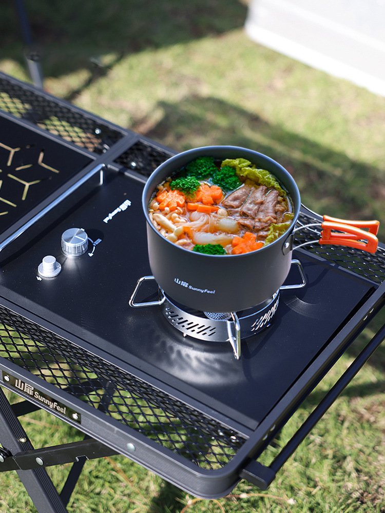 キャンプ用折りたたみテーブル多機能着脱式ユニットボードセットテーブル