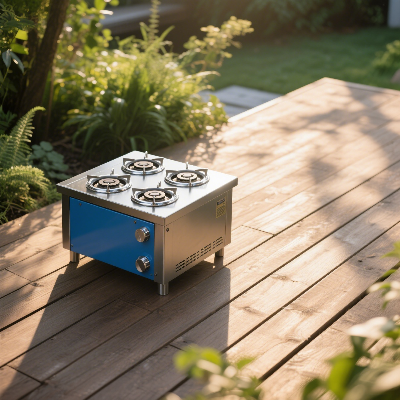 高燃焼効率のキャンプストーブ火力イメージ