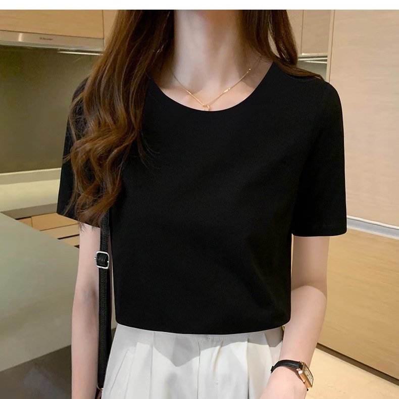 루즈핏 얇은 이너웨어 무지 슬림핏 상의