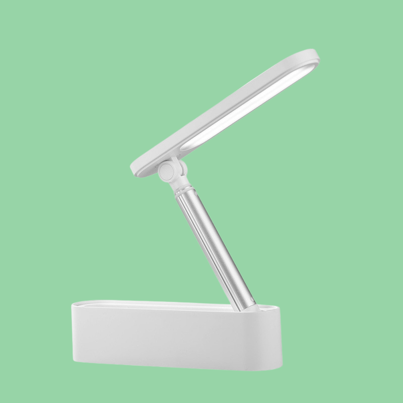Simple geometric multifunctional LED desk lamp