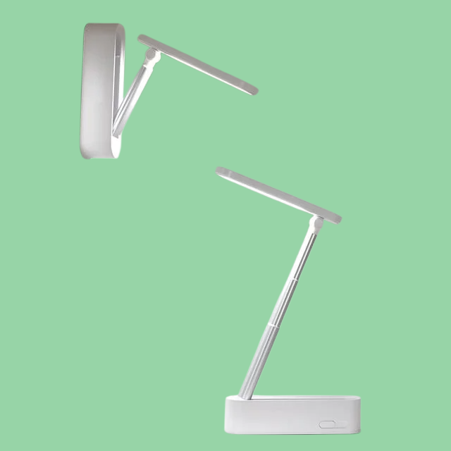 Simple geometric multifunctional LED desk lamp