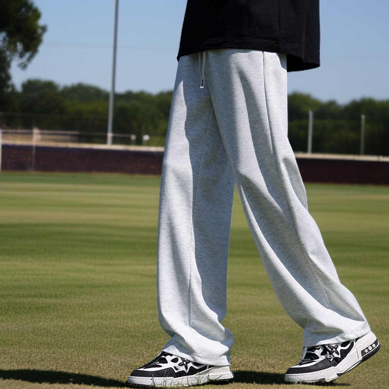 Fashionable lowkey style loosefitting pants casual pants Slimming body proportions Show off your bod