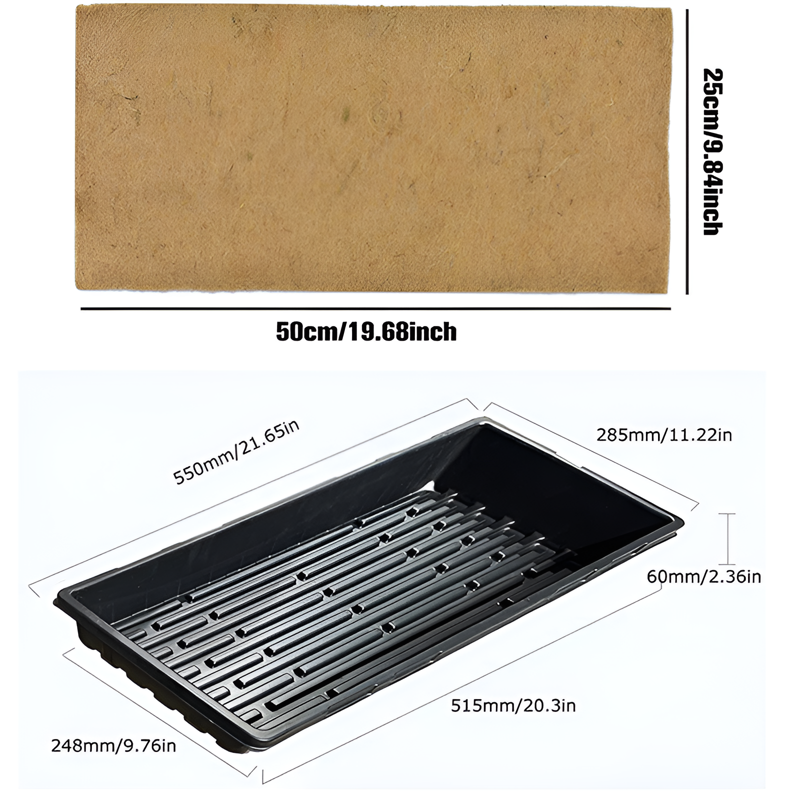 マイクログリーン用水耕ジュートマット拡大画像