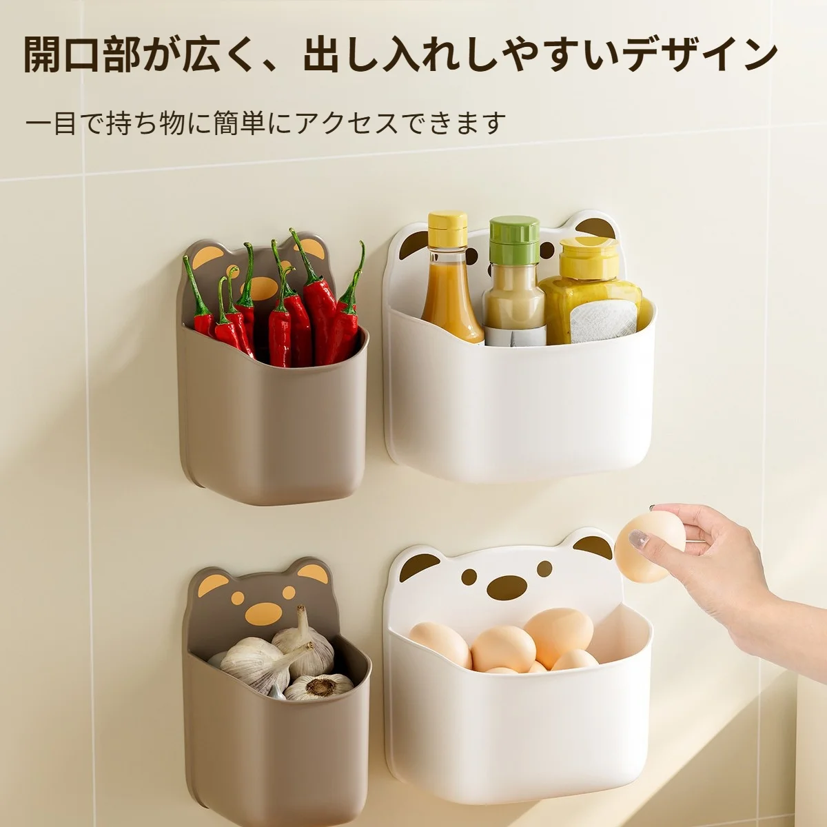 防水仕様のティッシュボックス使用イメージ