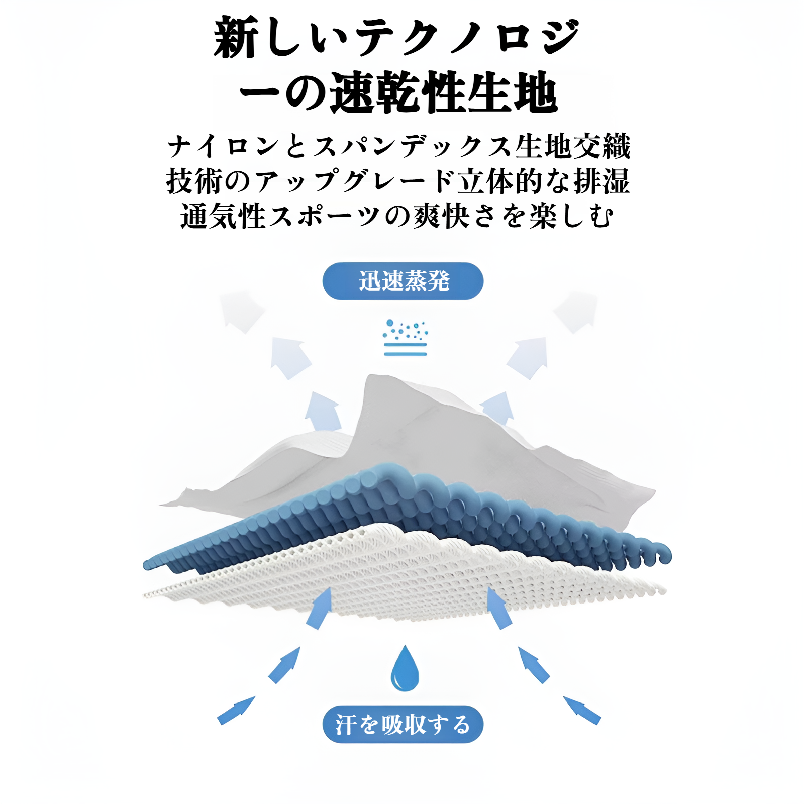 快適で通気性の良いメンズロングパンツのディテール