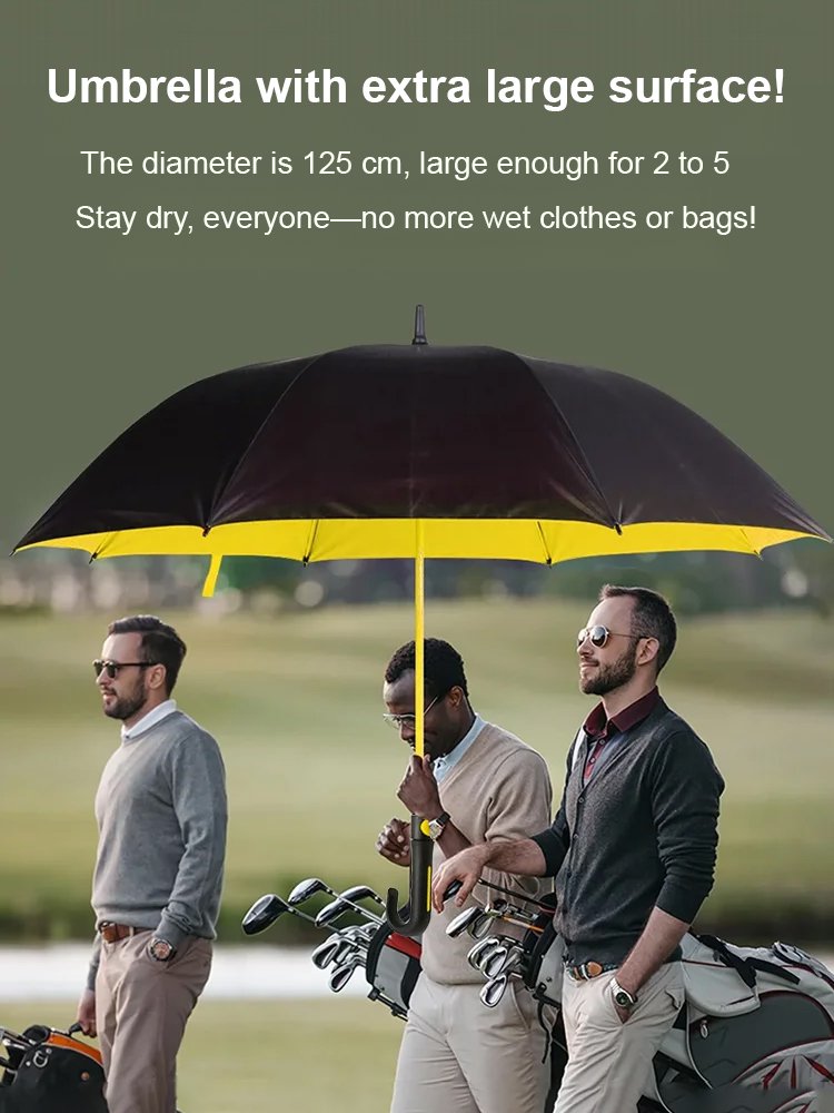 Automatic Black Coating Umbrella 