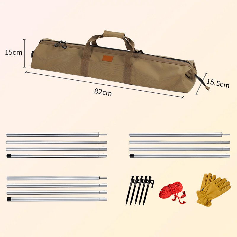 야외 캠핑 휴대용 캐노피 스탠드 폴 핸드백