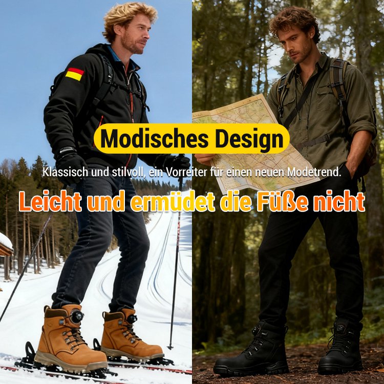 Stichfeste, warme Martin-Stiefel