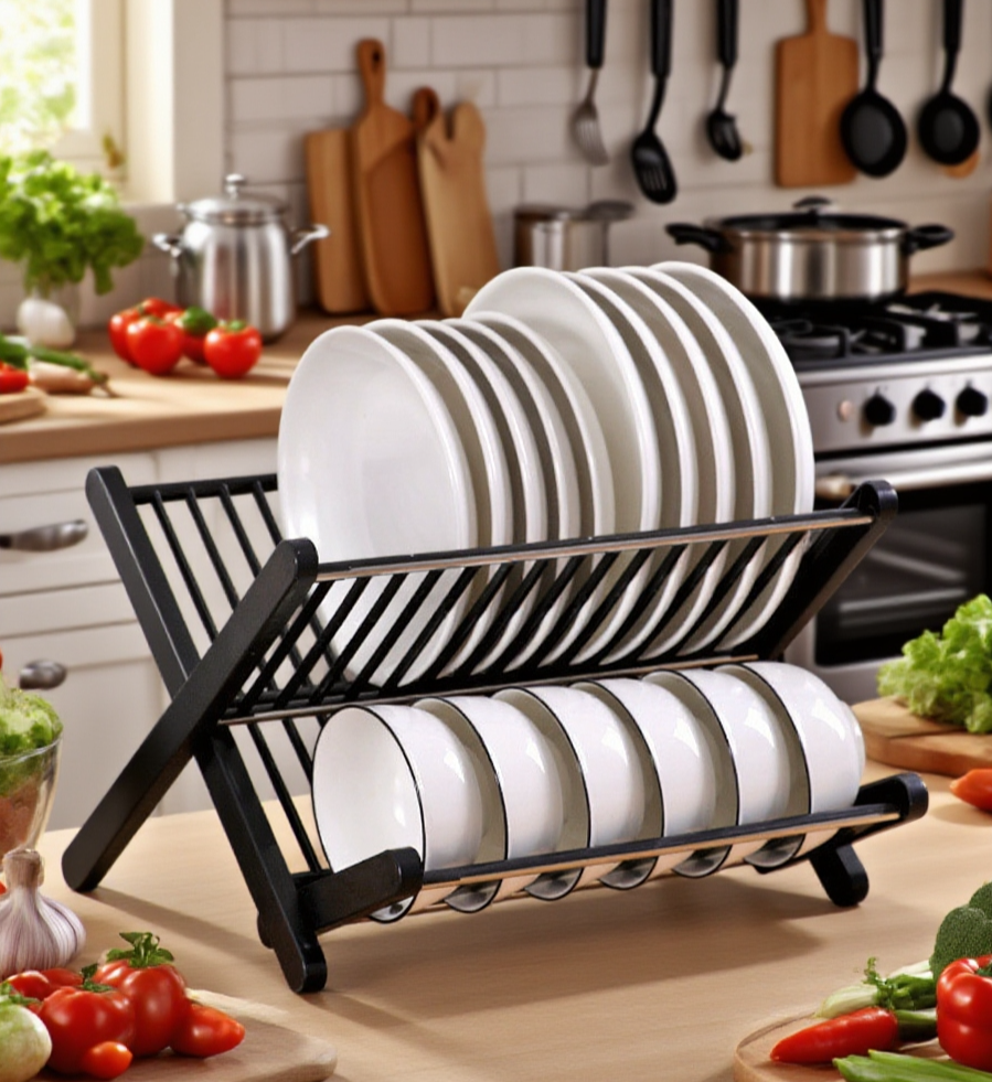 아스팔트 소재의 튼튼한 주방 수납 선반