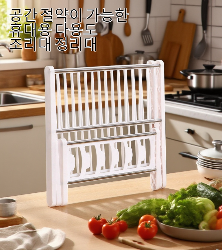 다양한 식판을 수납한 아스팔트 선반 디테일