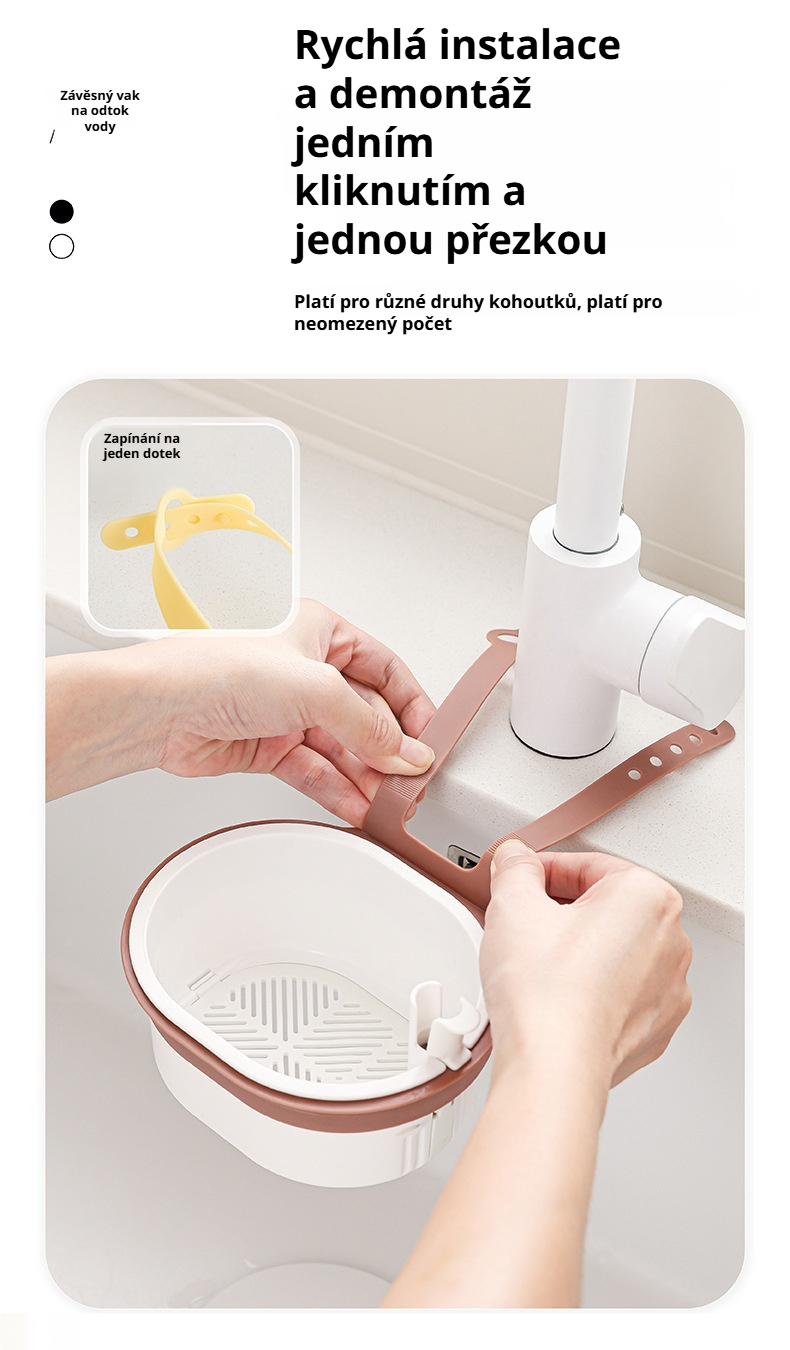 Snadné vymačkávání díky inovativnímu filtru