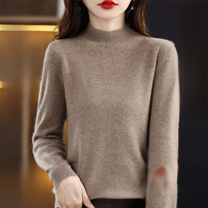 モックネックニット