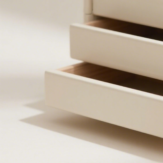 Detail dřevěné šperkovnice – organizace šperků