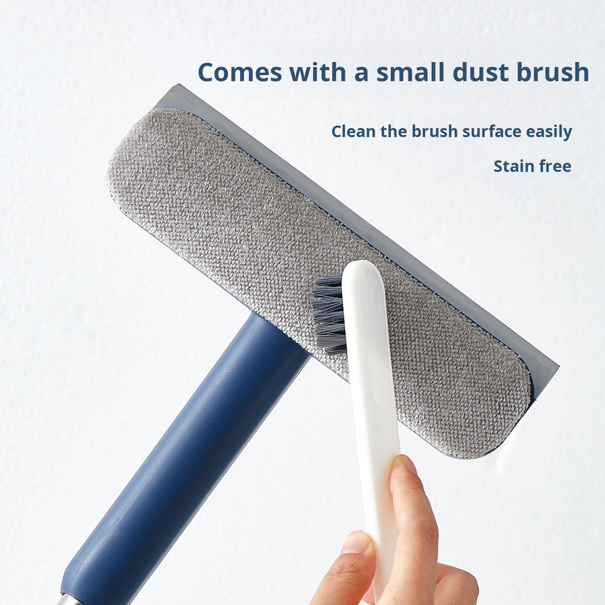 Doublesided window wiper for highrise building cleaning