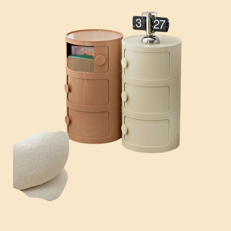 둥근 홈 심플 크리에이티브 침대 옆 탁자