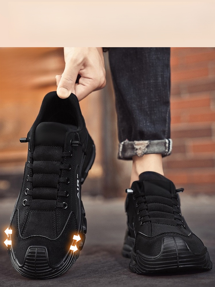 Men's Thick Sole Casual Work Shoes